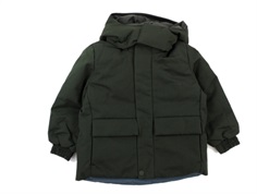 Liewood winter jacket Paloma Puffer hunter green multi mix (turnable)